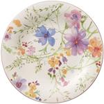 Platos multicolor de porcelana de porcelana rebajados aptos para lavavajillas floreados Villeroy & Boch Mariefleur 21 cm de diámetro 