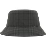 Sombreros grises de algodón vintage Burberry talla L para mujer 