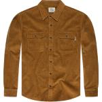 Camisas marrones rebajadas vintage Vintage Industries talla M para hombre 