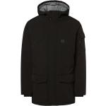 Abrigos negros con capucha  tallas grandes impermeables, transpirables vintage de punto Vintage Industries talla XXL 