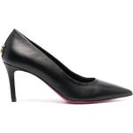 Zapatos negros de piel de tacón rebajados con tacón de 7 a 9cm con logo PINKO talla 36 para mujer 