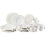 Cafeteras eléctricas blancas de porcelana aptas para lavavajillas Villeroy & Boch en pack de 30 piezas 