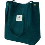VOKUVIKU Shopper Bag Pana Bolsos Pana Grandes Mujer Tote Bag Bolsa Tela Bolso Canvas Mujer Colegio Bolsos Bandolera, 03 verde