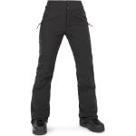 Pantalones negros de piel de snowboard impermeables, transpirables talla M para mujer 