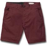 Pantalones cortos de poliester con logo Volcom Frickin asimétrico talla XXS de materiales sostenibles para hombre 