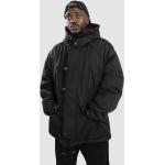 Abrigos negros con capucha  rebajados con forro con rayas Volcom talla XL para hombre 