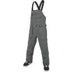 Pantalones grises de esquí de invierno impermeables informales Volcom talla S para hombre 