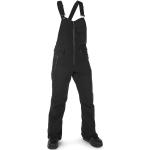 Pantalones estampados negros de poliester rebajados de primavera de encaje Volcom talla XS de materiales sostenibles para mujer 