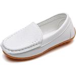 Zapatos Náuticos blancos de cuero informales talla 22 para mujer 