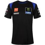 Camisetas negras de poliester Valentino Rossi talla L para hombre 