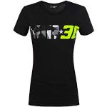 Camisetas negras de algodón de algodón  Valentino Rossi talla XS para mujer 