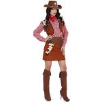 "COWGIRL" (shirt, vest, skirt, belt with holster, boot covers, bandana) - (M)