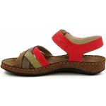 Sandalias rojas de verano Walk & Fly talla 36 para mujer 