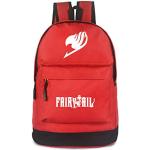 WANHONGYUE Fairy Tail Anime Backpack Mochila de Estudiante Bolsa para la Escuela Casual Bolsa de Viaje /1 Rojo