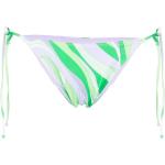 Bragas de bikini verdes de algodón rebajadas MC2 SAINT BARTH con lazo talla L para mujer 