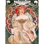 Wee Blue Coo Alphonse Mucha Champenois Old Master