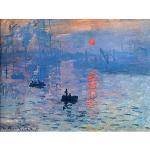 Wee Blue Coo Claude Monet Impression Sunrise Old Master Painting Art Print Poster Wall Decor 12X16 Inch