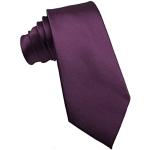 Corbatas lila de poliester de seda para hombre 