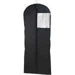Wenko Bolsa protectora para ropa Deep Black 60 x 150 cm - plegable, Polietileno, 60 x 150 cm, Negro