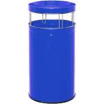 Cubos azules de acero de basura de 120l Wesco 