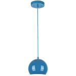 Lámparas colgantes azules de metal de rosca E27 rebajadas contemporáneo 
