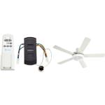 Westinghouse - Ventilador de techo blanco + mando a distancia por infrarrojos