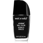 Wet n Wild Wild Shine esmalte de uñas de alta cobertura tono Black Creme 12.3 ml