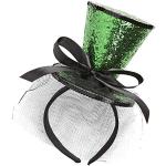Sombreros verdes de disfraces para fiesta Widmann con lazo 