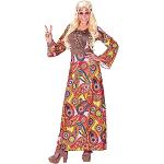 Disfraces multicolor de hippie tallas grandes hippie Widmann talla 3XL para mujer 