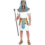 Disfraces blancos de faraón tallas grandes Widmann con lentejuelas talla XXL 