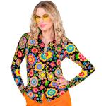 Disfraces multicolor de pelo de hippie hippie floreados talla XL para mujer 