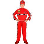 Widmann - Disfraz niño piloto de carreras, top, pantalón y gorra, carnaval, fiesta temática