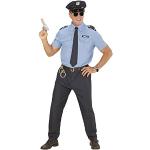 Disfraces azules de policía Widmann talla S 