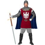 Disfraces rojos medievales Widmann con lentejuelas talla XL para hombre 