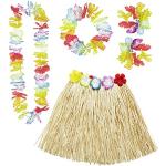 Disfraces de rafia de hawaiana de verano para fiesta floreados Widmann Talla Única para mujer 