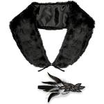 Disfraces negros de plumas de charleston con lentejuelas para mujer 