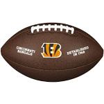 Balones de cuero de rugby Cincinnati Bengals con logo Wilson para mujer 