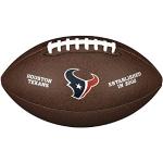 Balones marrones de cuero de rugby Houston Texans con logo Wilson para mujer 