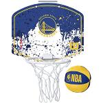 Wilson Mini canasta de baloncesto NBA TEAM MINI HOOP, GOLDEN STATE WARRIORS, Plástico