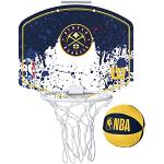Wilson Mini canasta de baloncesto NBA TEAM MINI HOOP, DENVER NUGGETS, Plástico