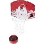 Wilson Mini canasta de baloncesto NBA TEAM MINI HOOP, MIAMI HEAT, Plástico