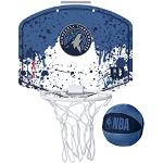 Wilson Mini canasta de baloncesto NBA TEAM MINI HOOP, MINNESOTA TIMBERWOLVES, Plástico
