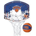 Wilson Mini canasta de baloncesto NBA TEAM MINI HOOP, NEW YORK KNICKS, Plástico