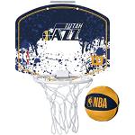 Wilson Mini canasta de baloncesto NBA TEAM MINI HOOP, UTAH JAZZ, Plástico
