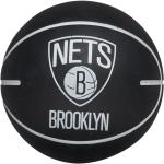 Balones negros de goma de baloncesto Brooklyn Nets Wilson para mujer 