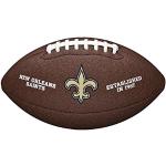 Balones de cuero de rugby New Orleans Saints con logo Wilson 