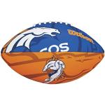Balones azules de caucho de rugby Denver Broncos con logo Wilson 