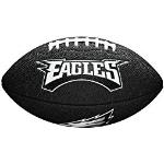 Wilson WTF1533BLXBPH Pelota de fútbol Americano Mini NFL Team Soft Touch Philadelphia Eagles para Juego recreativo, Unisex-Adult, Negro