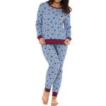 Pijamas largos Disney Pato Donald tallas grandes con rayas talla XXL para mujer 