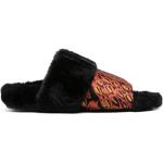 Sandalias negras de goma de cuero de invierno con logo La DoubleJ talla 39 para mujer 